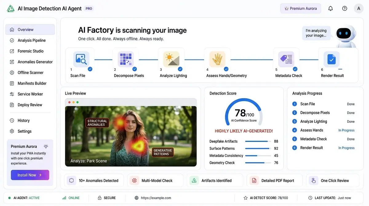 AI bot builder dashboard — example of the AI bot builder dashboard software